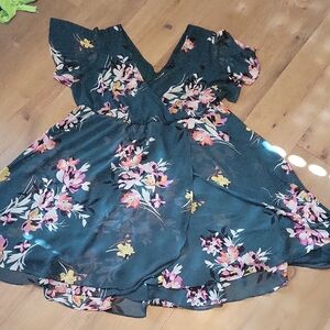 Torrid Floral Midi Dress